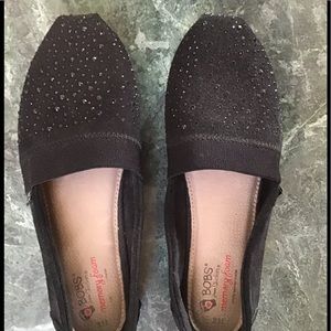 skechers bobs black glitter